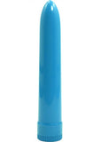 Lady's Mood 7 Inches Plastic Vibrator Blue