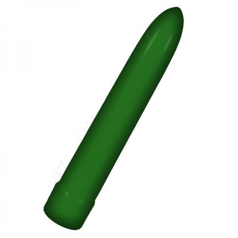 Lady's Mood 7 Inches Plastic Vibrator Green