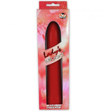 Lady's Mood 7 Inches Plastic Vibrator Red