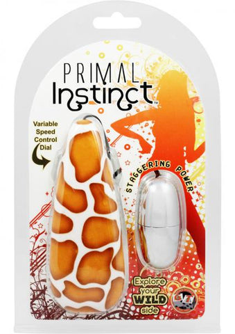 Primal Instinct Remote Control Bullet Giraffe Print