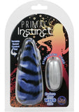 Primal Instinct Remote Control Bullet Tiger Print Blue