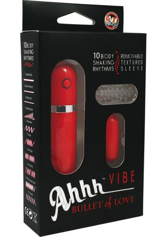 Ahhh 10 function Bullet Vibe - Red