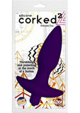 Corked 02 Silicone Anal Plug Waterproof Medium	- Purple