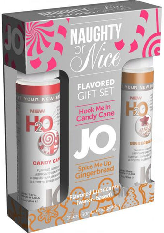 Jo Naughty Or Nice Gift Set Candy Cane & Gingerbread