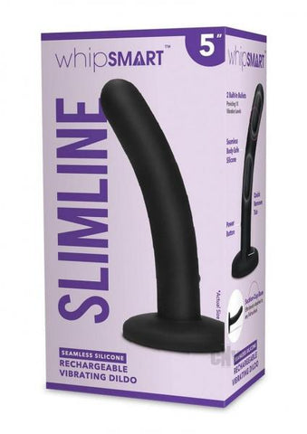 Whipsmart Recharge Slimline Dildo 5 Blk