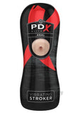 PDX Elite Vibrating Anal Stroker Beige