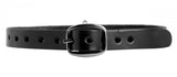 Unisex Leather Choker With O-Ring M/L