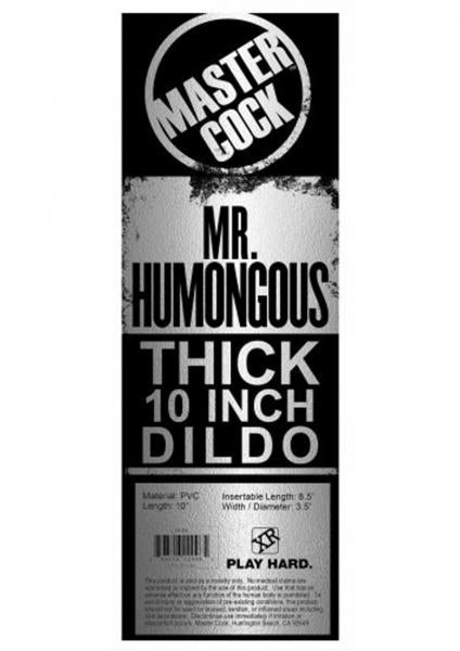Mr Humongous Thick 10 inches Dong Beige