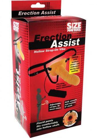 Erection Assist Hollow Strap On Vibe Beige