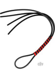 Heavy Duty Silicone Flogger Black