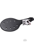 Spanking Rounded Paddle With Holes Black