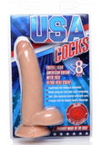 8 Inches Ultra Real Dual Layer Suction Cup Dildo