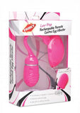 Luv Pop Rechargeable Remote Control Egg Vibrator Pink