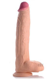 Raging Rhino 17 Inches Veiny Dildo Beige