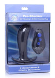 Zeus Pro Shock 8x Prostate Plug Black