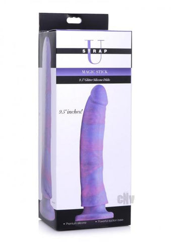 Strap U Magic Stick Glit Dildo 9.5 Purpl