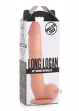 Mc Long Logan Dildo W/balls 10 Light