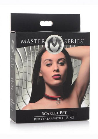 Ms Black And Red Collar W/o Ring