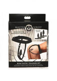 Bum-tastic Trainer Set Silicone 3 Piece Anal Plug Set With Harness