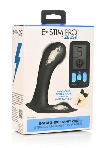 Zeus Zs E Stim Pro Panty Vibe Black