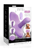 Spin N' Grind Thrusting And Vibrating Silicone Sex Grinder