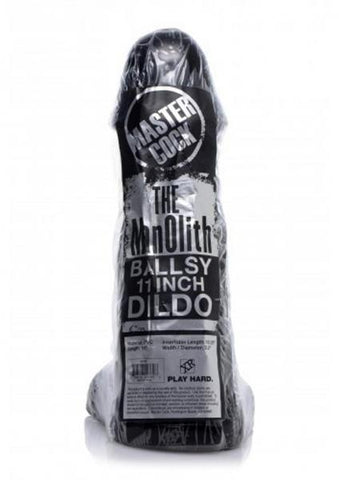 The Manolith Black 11.75 inches Dildo