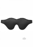 Strict Leather Black Fleece Lined Blindfold