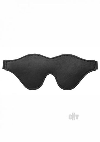 Strict Leather Black Fleece Lined Blindfold