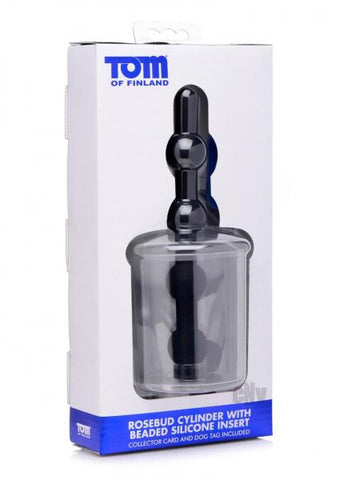 Rosebud Cylinder With Beaded Silicone Insert