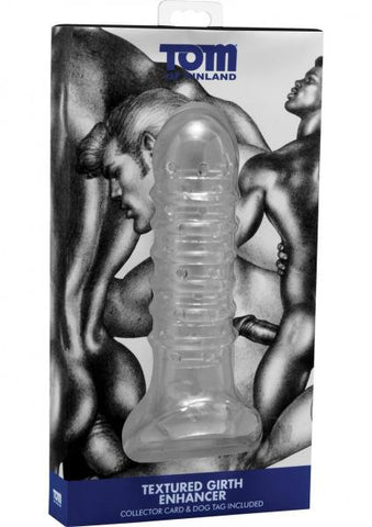 Tom Of Finland Textured Girth Enhancer Clear