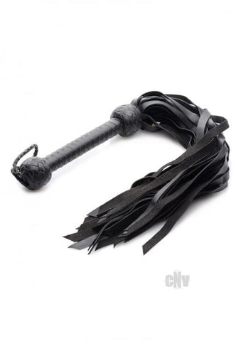 Strict Leather Premium Deerskin Flogger - Black