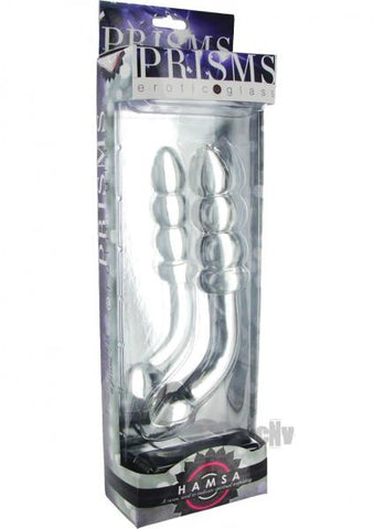 Hamsa Glass Dildo Clear