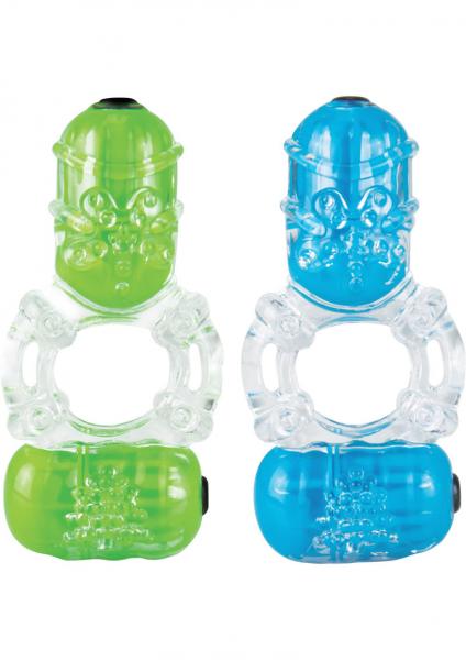 Color Pop Big O2 Double Ring Assorted Colors