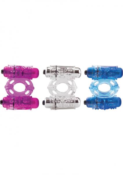 O Wow Double Wammy Cock Ring 6 Per Box