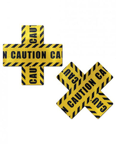 Pastease Crossed Caution Tape