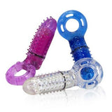 Screaming O O Yeah Blue Vibrating Cock Ring