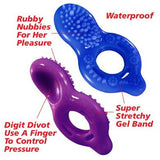 The O Joy Non-Vibrating Stimulation Ring Assorted Colors