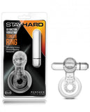 Stay Hard 10 Function Tongue Ring Vibrating Clear