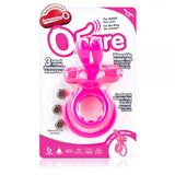 Ohare Double Vibrating Ring Pink