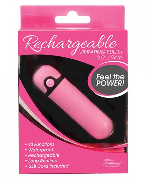 Simple & True Rechargeable Bullet Vibrator Pink