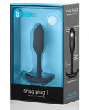 B-Vibe Snug Plug 1 1.94 ounces Weight Black