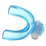 Tongue Star Vibe With 10ml Liquor Lube Pillow - Blue