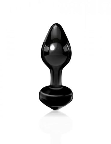 Icicles -44 Black Glass Butt Plug