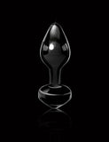 Icicles -44 Black Glass Butt Plug