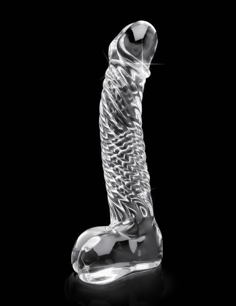 Icicles No 61 Glass Massager G-Spot Dildo Clear