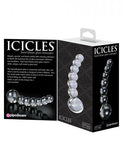 Icicles No 66 Glass Massager Clear Probe