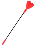 Silicone Heart Red Crop 28 Inch