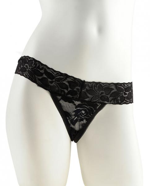 Plus Size Hanky Spank Me Vibrating Panties Black