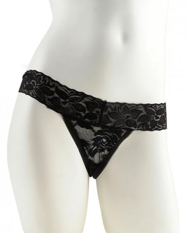 Plus Size Hanky Spank Me Vibrating Panties Black