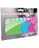 Peekaboos Pasties Neon Star 3 Pack Assorted Colors